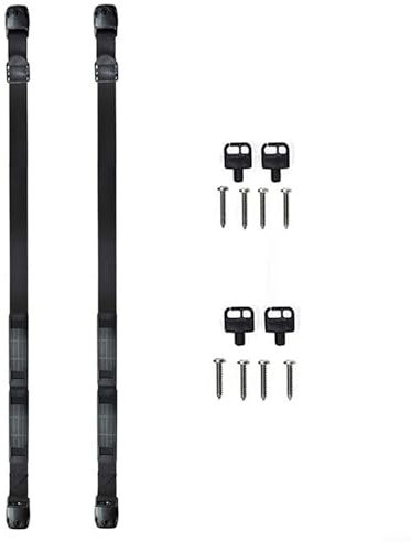 Sangles réglables coupe-vent pour housse de spa pour garder votre housse en sécurité - Noir