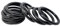 EPDM O-Ring 1mm ID, 5mm AD, 2mm Breite, Schwarze O-Ringe, Metrische Dichtung Packung mit 20