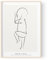 UNERY Geburtsposter personalisiert Maßstab 1:1, Baby Poster Kinderzimmer, Geburtsbild Geschenk, Birthposter Oneline, 50x70 cm