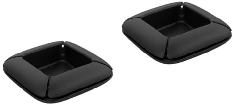 CONGARTENO 2pcs Earphone Cord Winder Earphone Cable Winder Headphone Cable Cellphone Charger Cable Clip Storage Boxes Cell Phone Chargers Earphone Cord Wrapper Earphone Winder Black