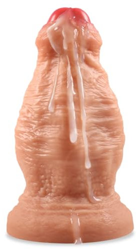 24,5 x 12 cm Consolador Monstruo Realista XXL, Dilatador Anal de Trompa de Elefante de Silicona Grande con Ventosa Fuerte, Consolador de Fantasía Enorme y Grueso, Juguete Sexual para Adultos Experimen