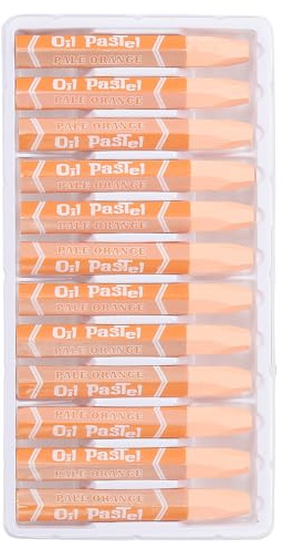 PATIKIL Skin Tone Oil Pastels, 12Pcs Soft Oil Crayons Vibrant and Creamy Pastels Stick Art Supplies for Art Painting Drawing Blending Graffiti for Artists Beginners