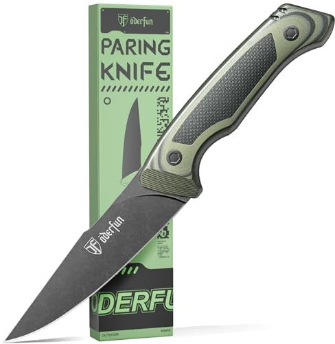 ODERFUN Kitchen Utility Knife, 5.5 Inch Chef Knife, Ergonomic G10 Handle