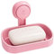 TAILI Soap Dish for Shower, Max Hold 3 KG Suction Soap Holder for Bathroom, Bathtub, Wall Mounted, Waterproof, Drill-Free, Removable Shower Organizer, Sponge Sink Holder Suction Cup, Plastic In Pink