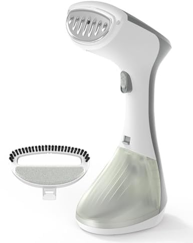 AROEVE Defroisseur Vapeur,1300W Défroisseur Vertical Portable, Réservoir de 260 ml, 2 Modes Vapeur, Compact, Portable pour la Maison, le Bureau, les Voyages –Défroisseur Efficace