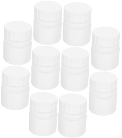 HOLIDYOYO Hdpe Kleine Medizinflaschen 12 Stück 30 Ml Mit Schraubverschluss Für Pulver Und Flüssigkeiten Aufbewahrung Organizer Für Zuhause Und Unterwegs