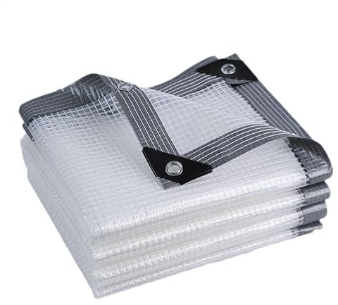 Yiohejy Wasserdichte Plane für den Außenbereich, extra große Plane mit Ösen, Sonnenschutztuch, Gartenmöbelschutz, Campingzelt-Zubehör für Terrasse, Pflanzen, Hühnerhaus, 18 x 180 cm