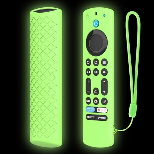 SEIAIYG Hülle Kompatibel mit Amazon Fire TV Stick 4K Max 2nd 2023, Leichte Waschbar Silikon Schutzhülle, Staubdicht, Fernbedienung Hülle - Grün
