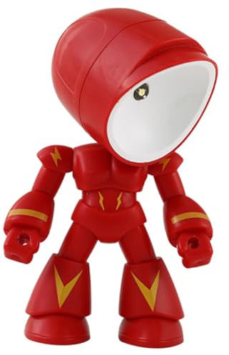 Roboterlampe LED Nachtlicht für Schüler, Schreibtisch Deko, Rot
