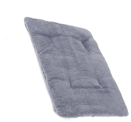 Selbstwärmende Hundematte, Gemütliche Thermo-Haustierunterlage für Hunde Im Innenbereich, rutschfeste Unterseite, Warme Winterdecke für Hunde und Katzen, 4 Größen, Grau (XL)