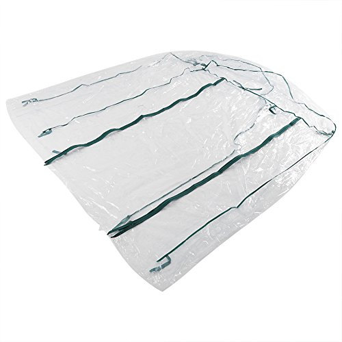 Hongzer Couverture de Serre Chaude, 143x73x195cm Couverture de Rechange de Serre Chaude, Couverture de Serre PVC, Accessoires de Serre
