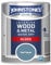Johnstone's - Wood & Metal Paint - Gloss Finish - Teal Topaz - 750ml - Water Based - Non Drip & Quick Drying - Radiator Paint - Low Odour - Dry in 1-2 Hours - 8m2 Coverage per Litre