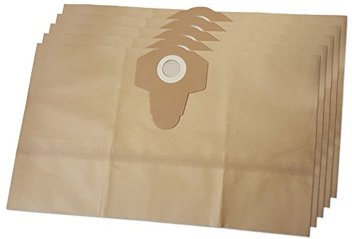 MohMus 5 Bolsas de Aspiradora para EINHELL INOX: 1100, 1250, 1250/1, 1300, 1400, 1450 W, 1450 WA, 1500, 20, 2000, 30