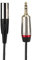 Queen.Y Adaptateur de Câble Audio 3,5 mm Mâle Vers Mini XLR 3 Broches Mâle Pour Appareil Photo (1 mètres)