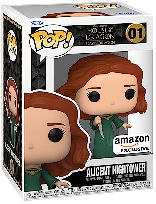 Funko Pop! TV: House of The Dragon - Lady Alicent Hightower - Exclusivité Amazon - Figurine en Vinyle à Collectionner - Idée de Cadeau - Produits Officiels - Jouets pour Les Enfants et Adultes