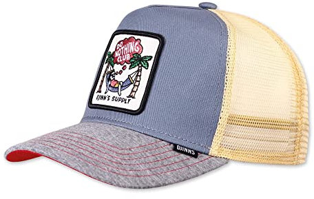 Djinns DNC New 1.4 Slate/Heather Grey HFT Trucker Cap - One-Size