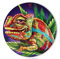 V-Syndicate SLIKKS DAB MAT ROUND CAMALEON Silicone Tray Mat Non-slip Diameter 15 cm
