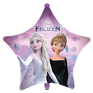 Palloncino stella Frozen II Elsa e Anna 18-46cm, 1pz.