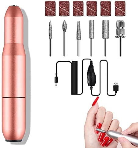 Fresa per Unghie Professionale Elettrica,12 in 1 Portatile kit Manicure e Pedicure Elettrico 20000 RPM Velocità Regolabile,Regalo Festa Della Mamma (1)