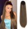 REECHO Pferdeschwanz Haarverlängerung, 71 cm langes gerades Haarteil Kordelzug Pferdeschwanz Haarverlängerung Synthetischer Pferdeschwanz Haarteil für Frauen