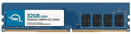 OWC Memoria RAM de servidor de estación de trabajo de 32 GB DDR4 3200 MHz PC4-25600 CL22 2RX8 ECC sin búfer UDIMM 1,2 V 288 pines