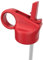 SHO Reusable Straw Lid for SHO Bottle - 260ml, 375ml & 500ml - BPA Free (Cherry Red, 500ml)