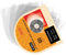 100-Pack Vinyl Sleeves Inner -12 Vinyl Record Protective Sleeves - Protect Your LP Albums from Scratches, Dirt & Dust - No-Acid Exterior Disc Cover (inner Sleeves-Round Bottom)