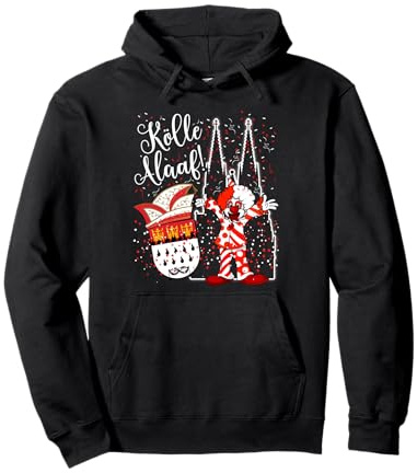 Kölner Dom Clown Köln Alaaf Konfetti Karneval Fashion Parade Pullover Hoodie