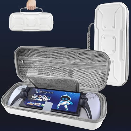 otuiaim Sac de Transport Compatible avec PlayStation Portal PS5 Portal | Étuis Rigide en EVA Résistante aux Chocs et Imperméable, avec Velours Protection d’écran, Poche à Accessoires
