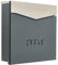 Nova Post Box | Sleek Modern Wall-Mounted Lockable Post Letter Box | Easy Install | Weather-Resistant Steel Design | Large Capacity Interior - Black