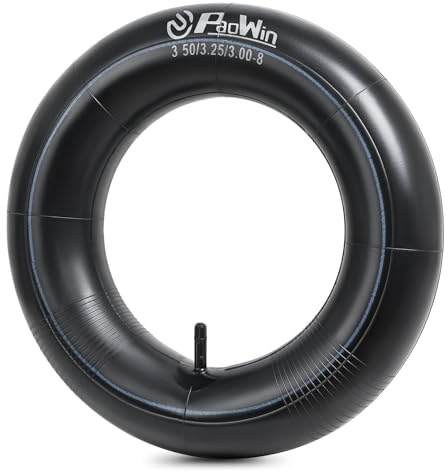 PaoWin 1 pezzo 3,5/3,0-8 Ruota per carriola Camera d'aria 3,50 3,00-8 Ruota per carriola Camera d'aria di ricambio Compatibile per 3,50-8 3,00-8 Ruota per carriola, Carrello da giardino, Rimorchio