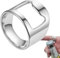 Setauoo Anello apribottiglie da,Anello apribottiglie da | Anello per feste con dita creativo e versatile - Strumento da bar creativo in acciaio al titanio, elegante e versatile strumento da discoteca