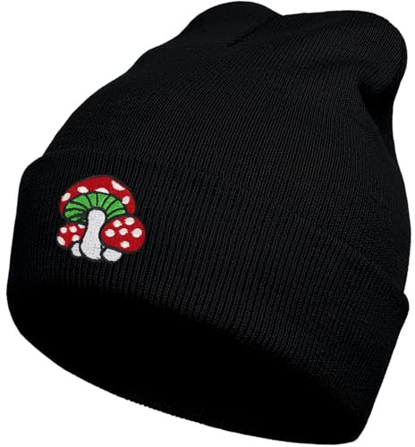 gswirmchsq Mütze mit Froschpilz, Rot/Ausflug, einfarbig (Getaway Solids), Einheitsgröße