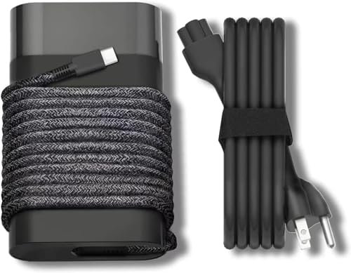 65w USB C Laptop Charger Compatible for HP Spectre x360 Envy Chromebook Elitebook x360 Pavilion Elite x2 Type C Power Cord AC Adapter