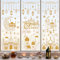 Edonkvi 162 Pièces Stickers Ramadan Fenetre, Autocollant de Fenêtre Eid Mubarak Decoration, Stickers Ramadan 2024 Autocollant Fenetre Ramadan Kareem Décoration Lanterne Étoile Lune Fête Réutilisable