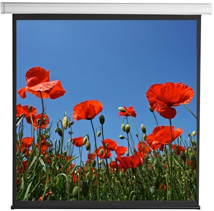 SBOX 504091 Schermo di Proiezione Motorizzato 112 200x200 PSA-112-2 Bianco