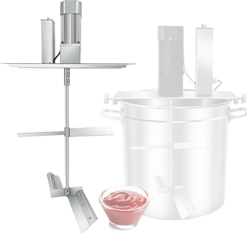 Batidora automática de ollas con agitador automático para cocinar, aparato de cocina con agitador automático y velocidades ajustables para sartenes y cacerolas calientes (no incluye olla),25L