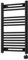 Companyblue 500mm Wide Black Electric Heated Towel Rail Radiator Flat Ladder for Stylish Bathroom (800mm High)