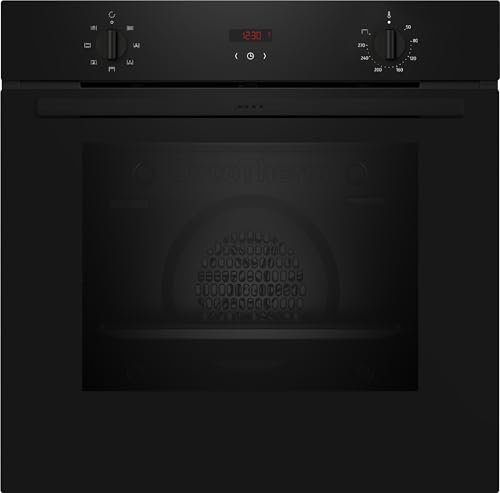 NEFF, N30, B1DCC0AK3B, 60cm Built-in Single Oven with CircoTherm, Energy Efficiency Class A+ and LED-Display in Black