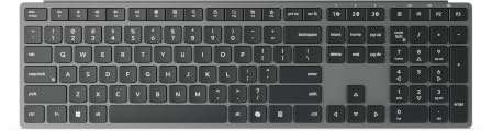 Lenovo 700 Teclado Inalámbrico Moderno, Conexión para hasta 3 Dispositivos (Bluetooth y USB), Soporte para móvil Integrado, Teclas silenciosas y batería de larguísima duración – Negro