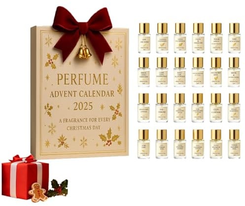 Luxus Parfum Adventskalender,24 Tage Designerdüfte für Damen & Herren,Mini-Parfumset in Reisegröße, Premium Geschenkset für Weihnachten, Langanhaltender Duft