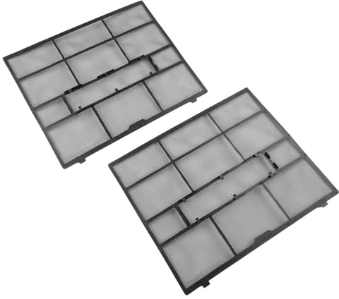 Rehoetom Air Conditioner Dust Screen Filter Accessory for Indoor Unit Air Outlet, Plastic Anti-Dust Cover For Hanging Split System, Easy to(35.3X29cm)