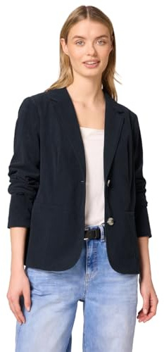 Damen Blazer im Langen Schnitt mit Struktur