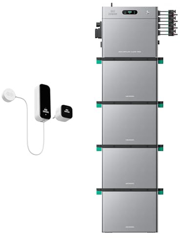 Zendure SolarFlow 2400 Pro Balkonkraftwerk, mit 4 AB3000L, 1 D0-Zähler | 2400W Bidirektionale AC-Leistung, 4 750W MPPT, 4800W PV-Eingang(3000W DC+1800W AC), Eweiterbar von 16,8kWh, Plug & Play, IP65