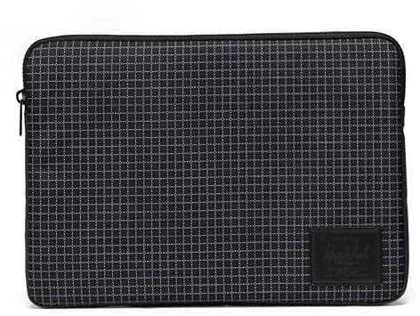 Herschel Unisex Anchor Sleeve Grid Black/Black 15-16 inch