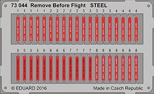 (EDP73044) - Eduard Photoetch 1:72 Steel Remove Before Flight Tags
