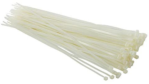 Unitec Kabelbinder, Schwarz, Kunststoff, Reißverschluss