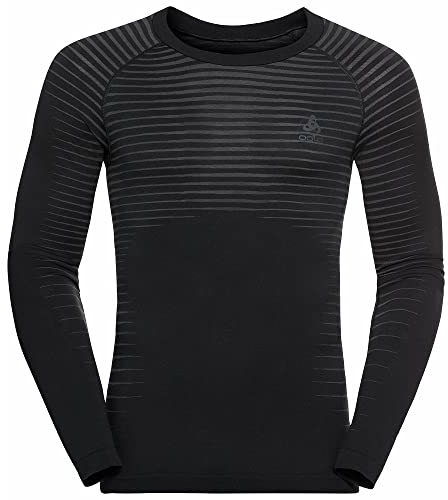 Odlo Herren Funktionsunterwäsche Langarm Shirt PERFORMANCE LIGHT, black, XL