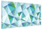 Bilderwelten Magnettafel - Vektormuster Türkis - Memoboard Panorama Quer, Größe: 37cm x 78cm