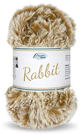 Rellana NEU Rabbit,Garn in Felloptik,kuschelweich,100 gr. (18 Creme)